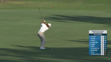 Garrick Higgo | Round 1 | 8th hole | Shot 2 | 2025 Sanderson Farms