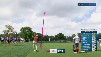 Scottie Scheffler | Round 3 | 12th hole | Shot 2 | 2025 Houston Open