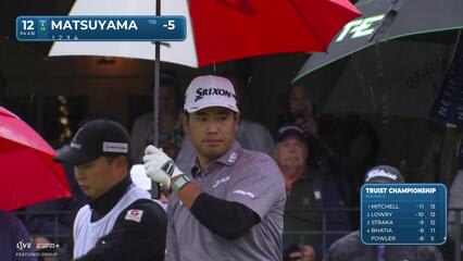 Hideki Matsuyama | Round 2 | 12th hole | Shot 1 | 2025 Truist Championship