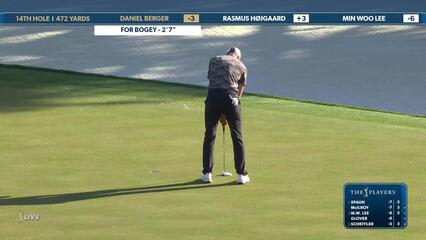 Daniel Berger | Round 2 | 14th hole | Shot 5 | 2025 THE PLAYERS