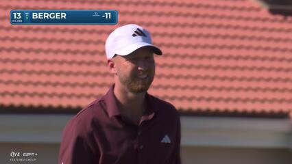 Daniel Berger | Round 2 | 13th hole | Shot 4 | 2025 Cognizant Classic