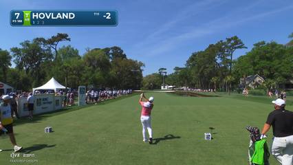 Viktor Hovland | Round 1 | 7th hole | Shot 1 | 2026 RBC Heritage