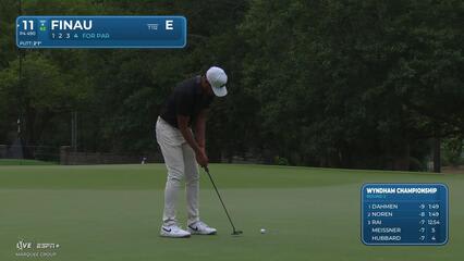 Tony Finau | Round 2 | 11th hole | Shot 4 | 2025 Wyndham