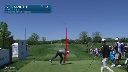 Jordan Spieth | Round 3 | 7th hole | Shot 1 | 2025 Truist Championship