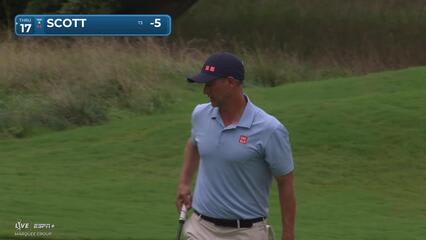 Adam Scott | Round 1 | 8th hole | Shot 4 | 2025 Wyndham