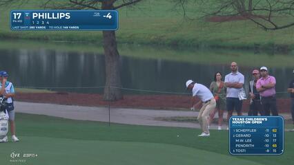 Chandler Phillips | Round 2 | 17th hole | Shot 2 | 2025 Houston Open