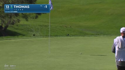 Justin Thomas | Round 3 | 13th hole | Shot 3 | 2025 Genesis