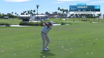 Bryson Nimmer | Round 4 | 9th hole | Shot 2 | 2026 Bahamas Classic Atlantis