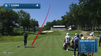 Doug Ghim | Round 1 | 16th hole | Shot 1 | 2025 John Deere