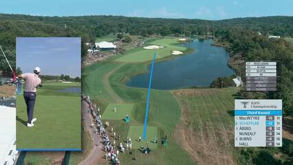 Scottie Scheffler | Round 3 | 12th hole | Shot 1 | 2025 BMW Championship