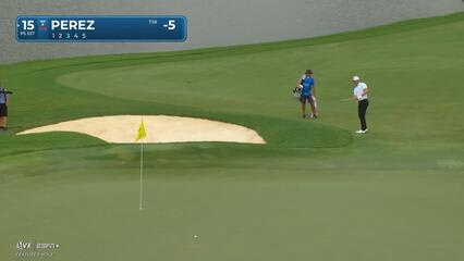 Victor Perez | Round 3 | 15th hole | Shot 3 | 2025 Wyndham