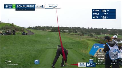 Xander Schauffele | 2024 AT&T Pebble Beach | Round 3 | 8th hole | Shot 1