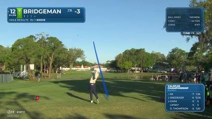 Jacob Bridgeman | Round 2 | 12th hole | Shot 1 | 2026 Valspar