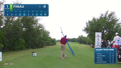 Tony Finau | Round 1 | 1st hole | Shot 1 | 2026 Valero