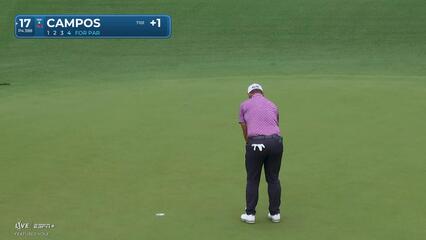 Rafael Campos | Round 1 | 17th hole | Shot 4 | 2025 Houston Open