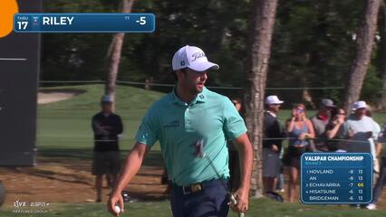 Davis Riley | Round 3 | 17th hole | Shot 3 | 2025 Valspar