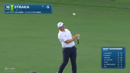 Sepp Straka | Round 1 | 16th hole | Shot 2 | 2026 Truist Championship