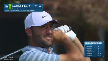 Scottie Scheffler | Round 4 | 15th hole | Shot 2 | 2026 Arnold Palmer