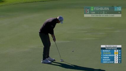 Patrick Fishburn | Round 2 | 13th hole | Shot 4 | 2024 The RSM Classic