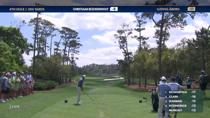 Ludvig Aberg | 2024 THE PLAYERS | Round 4 | 4th hole | Shot 1