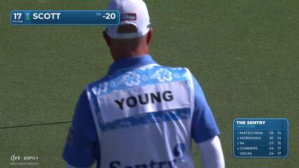 Adam Scott | Round 4 | 17th hole | Shot 4 | 2025 The Sentry