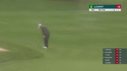 Shane Lowry | Round 3 | 14th hole | Shot 3 | 2025 AT&T Pebble Beach