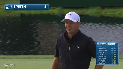 Jordan Spieth | Round 3 | 16th hole | Shot 3 | 2025 the Memorial