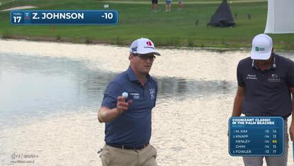 Zach Johnson | Round 3 | 17th hole | Shot 3 | 2025 Cognizant Classic