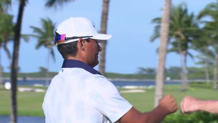 Bryson Nimmer | Round 4 | 17th hole | Shot 1 | 2026 Bahamas Classic Atlantis