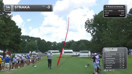 Sepp Straka | Round 2 | 14th hole | Shot 1 | 2025 FedEx St. Jude