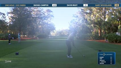 Gary Woodland | Round 1 | 2nd hole | Shot 1 | 2025 THE PLAYERS