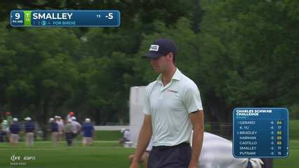 Alex Smalley | Round 1 | 9th hole | Shot 4 | 2026 Charles Schwab