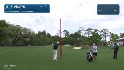 Karl Vilips | Round 1 | 5th hole | Shot 2 | 2025 Houston Open