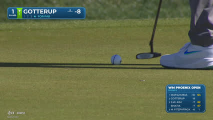 Chris Gotterup | Round 2 | 1st hole | Shot 5 | 2026 WM Phoenix Open