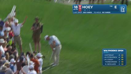Rico Hoey | Round 1 | 18th hole | Shot 2 | 2026 WM Phoenix Open