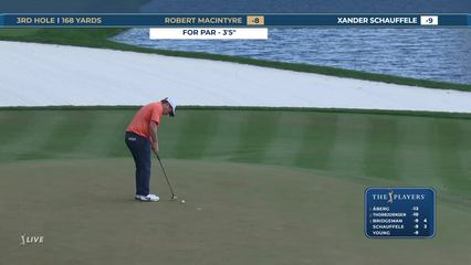 Robert MacIntyre | Round 4 | 3rd hole | Shot 3 | 2026 THE PLAYERS