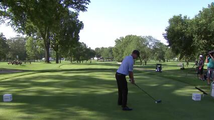 Steven Alker | Playoff 1 | 18th hole | Shot 1 | 2025 Kaulig Co. Championship