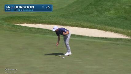 Bronson Burgoon | Round 2 | 14th hole | Shot 3 | 2025 John Deere