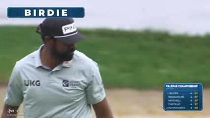 Sahith Theegala | Round 1 | 14th hole | Shot 4 | 2025 Valspar