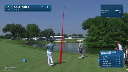Matti Schmid | Round 1 | 13th hole | Shot 1 | 2025 Charles Schwab