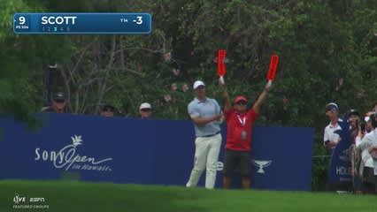 Adam Scott | Round 1 | 9th hole | Shot 3 | 2026 Sony Open