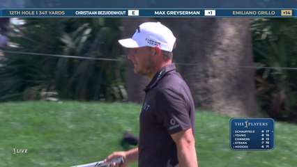 Emiliano Grillo | Round 2 | 12th hole | Shot 4 | 2026 THE PLAYERS