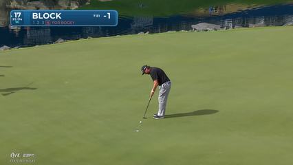 Michael Block | Round 1 | 17th hole | Shot 5 | 2026 The American Express