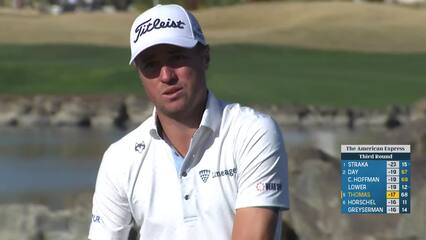 Justin Thomas | Round 3 | 18th hole | Shot 4 | 2025 The American Express