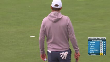 Justin Thomas | Round 2 | 10th hole | Shot 4 | 2025 AT&T Pebble Beach