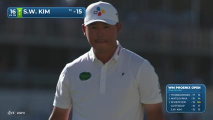 Si Woo Kim | Round 4 | 16th hole | Shot 3 | 2026 WM Phoenix Open