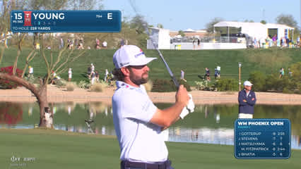 Cameron Young | Round 2 | 15th hole | Shot 2 | 2026 WM Phoenix Open