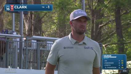 Wyndham Clark | Round 1 | 16th hole | Shot 3 | 2026 Valspar