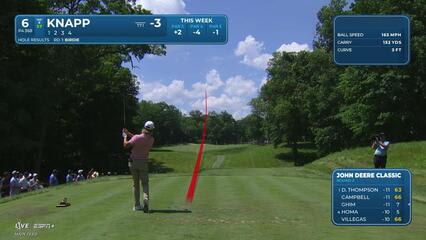 Jake Knapp | Round 2 | 6th hole | Shot 1 | 2025 John Deere