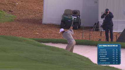 Tommy Fleetwood | Round 2 | 13th hole | Shot 2 | 2026 AT&T Pebble Beach